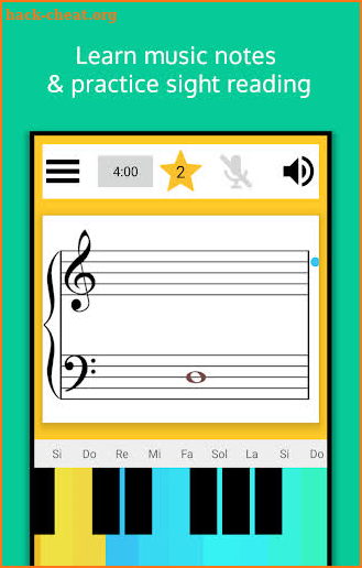 Learn  Music Notes Sight Read. Music Flash Cards screenshot