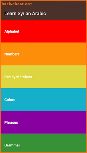 Learn Syrian Arabic screenshot