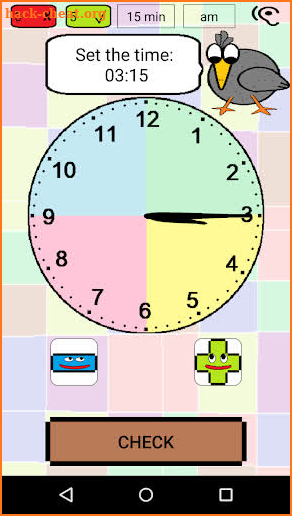 Learn the clock - with Rabel screenshot