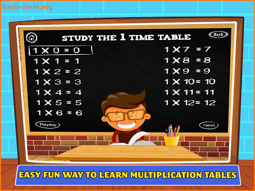 Learn Times Tables For Kids - Multiplication Table screenshot