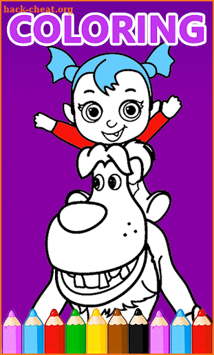 Learn To Color Vampires (Vampirina Coloring games) screenshot