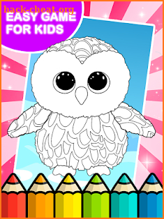 Learn to Coloring Beanie Boos screenshot