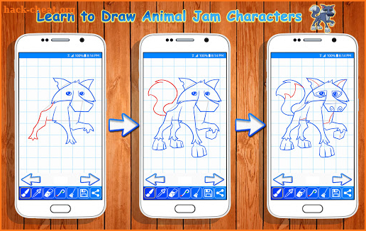 Learn to Draw Animal Jam Characters screenshot