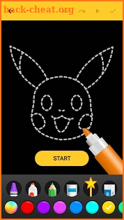 Learn to Draw Glow Cartoon screenshot