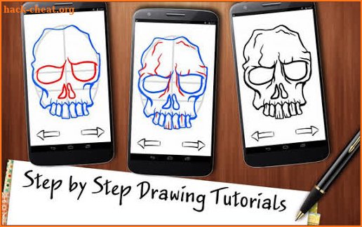 Learn to Draw Skulls Tattoo screenshot