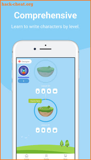 Learn To Write Georgian Alphabet screenshot