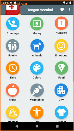 Learn tongan words and vocabulary screenshot
