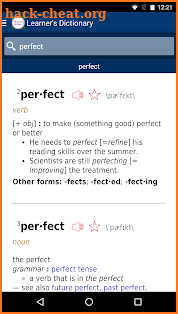 Learner's Dictionary - English screenshot