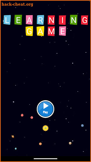 Learning Game Space for kids screenshot