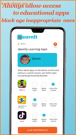 LearnIt - Screen Time Parental Control screenshot