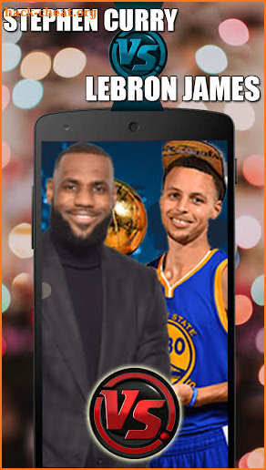 Lebron James Vs Stephen Curry:Basketball Wallpaper screenshot