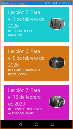 Lección De Escuela Sabatica 1 Trimestre 2020 screenshot