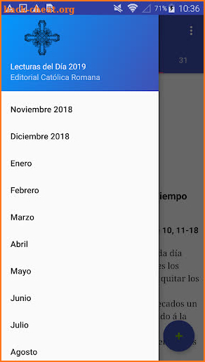 Lecturas de la Misa - 2019 screenshot