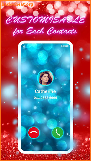 LED Color Caller – Incoming flash call screen screenshot