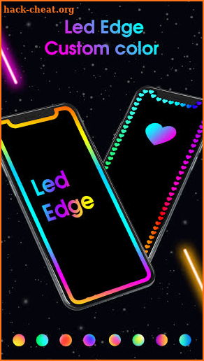 LED Edge Lighting: Edge Notification on Call & SMS screenshot