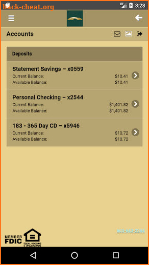 Ledyard National Bank screenshot