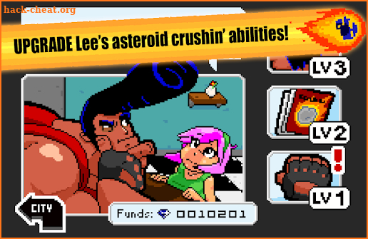 Lee vs the Asteroids screenshot