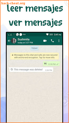 leer mensajes y conversaciones borradas screenshot