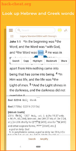 Legacy Standard Bible screenshot