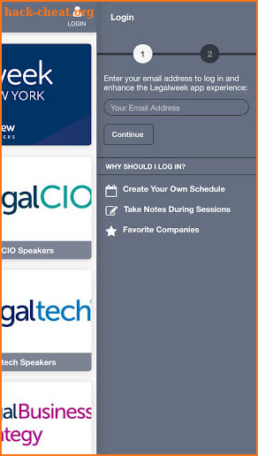 Legalweek NY screenshot