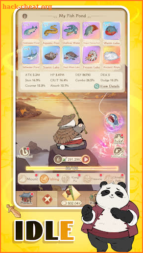 Legend of Panda: Idle RPG screenshot