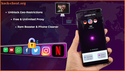 Legend VPN - Fast VPN Proxy, Free Unblock VPN screenshot