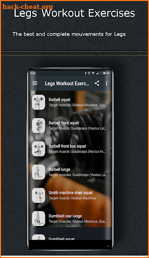 Legs Workout Exercises screenshot