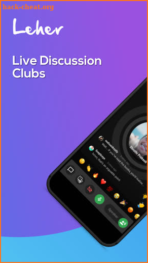 Leher: Drop in Live Audio/Video Discussion screenshot