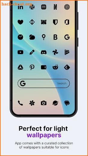 Lena Black - Glyph Icon Pack screenshot