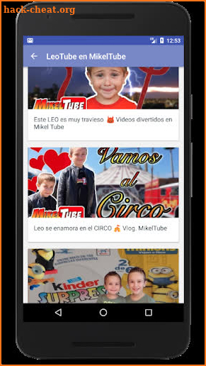 Leo FamilyTube screenshot