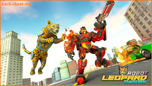 Leopard Robot Transform : Robot Bike Games screenshot