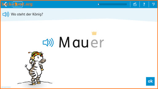 Lesen lernen 1 mit Zebra screenshot