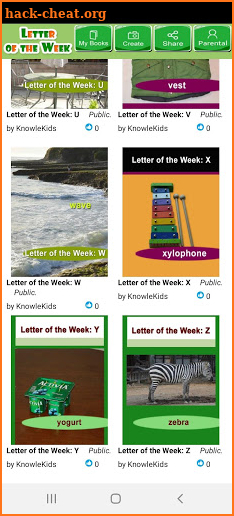 Letter of the Week screenshot