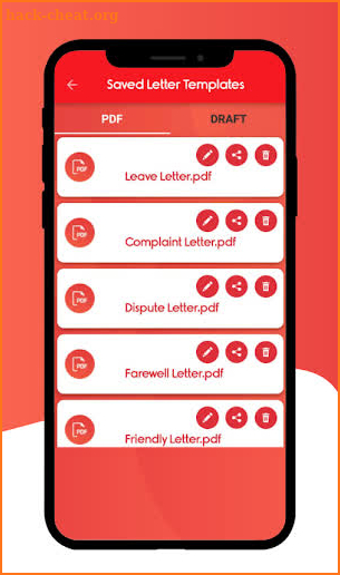 Letter Templates USA screenshot