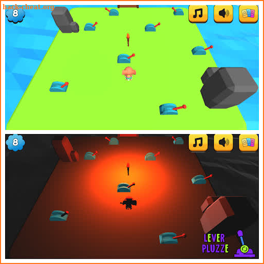 Lever Puzzle screenshot