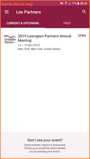 LexingtonPartners AGM & Events screenshot