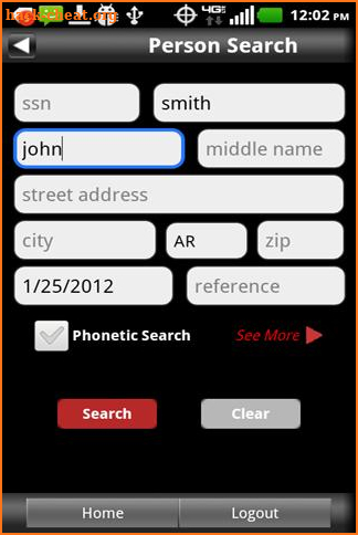 LexisNexis® Accurint® Mobile screenshot