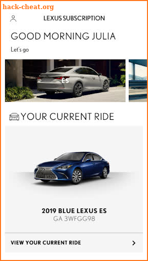 Lexus Complete Subscription screenshot