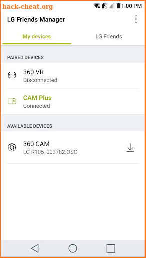 LG Friends Manager screenshot