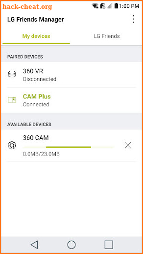 LG Friends Manager screenshot