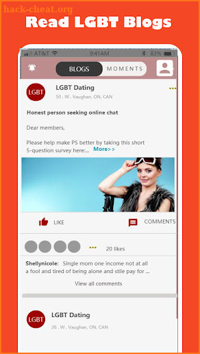 LGBT Dating: Chat, Meet Adults screenshot