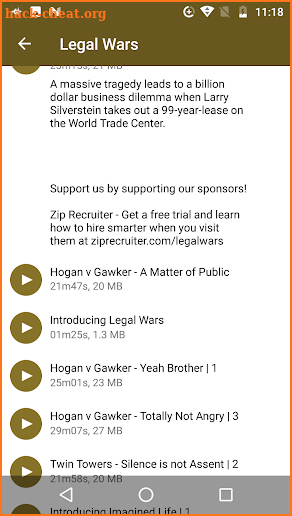 LGW POD : Legal war Podcasts screenshot