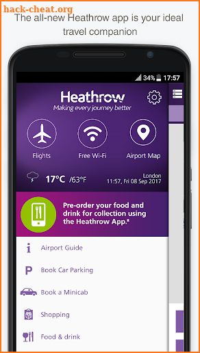 LHR London Heathrow Airport screenshot