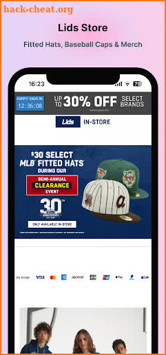 Lids - online Store screenshot