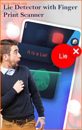 Lie Detector Simulator - Fingerprint Scanner screenshot