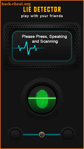 Lie Detector Simulator - Fingerprint Scanner screenshot