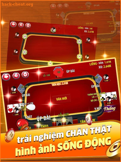 Liêng - Cào tố -  Đánh bài offline CLUB screenshot