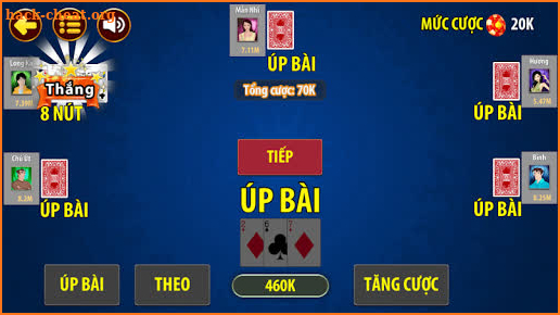 Lieng offline - cào tố - bài 3 cây- liêng 3 lá screenshot