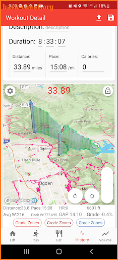 Lift Run Eat - Training Log screenshot