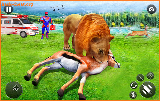 Light Robot Speed Hero Animal Hunting Mission screenshot